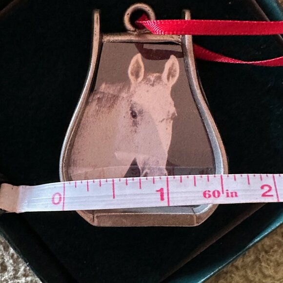 Western Stirrup Silver Picture Frame Ornaments – LOT of 2, NWT - Picture 2 of 8